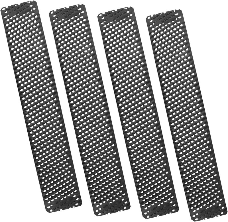 Omninmo 10-Inch Curved Flat Standard Cut Replacement Blade, 4 Pack Steel Shaver Cheesegrater Rasp for Surform Pocket Plane, Dent Repairs, Wood Fiberglass, Shaping Curved Surfaces Hand Plane Scraper - Image 1